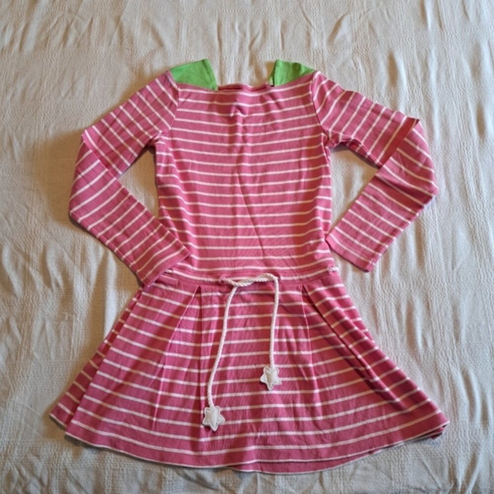Lilly Pulitzer girls dress size 12 pink & white stripes GUC
